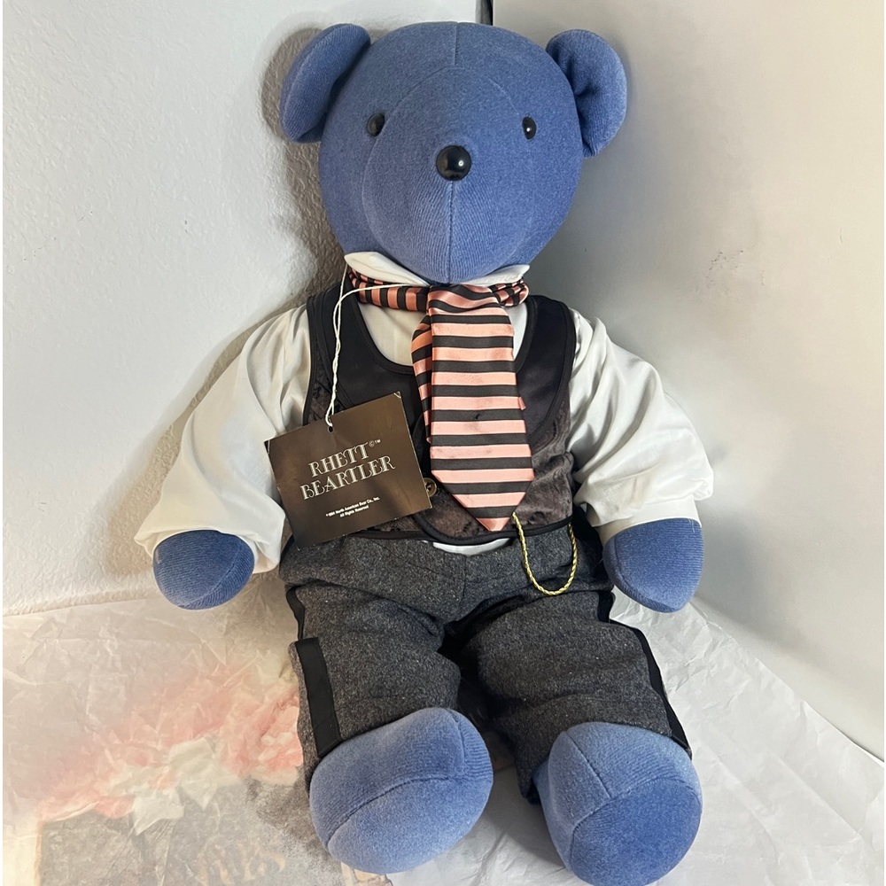 Vintage 1979 North American Bear Co.Inc.The V.I.B RHETT BEARTLER 20”Plush Bear